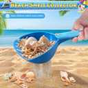 Collapsible Beach Sand Toys Set for Kids - Includes Bucket, Mesh Shovel, Filter Scooper & Castle Molds - Toddler Beach Toys for 1-3 & Kids Ages 4-8 with Mesh Bag, Summer Outdoor Beach Essentials