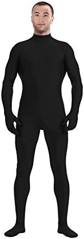 Aniler Men's and Women's Headless Spandex Bodysuit Zentai Jumpsuit Halloween Dress Up Party Cosplay Unitard Body Suit small