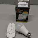 ORALUCE LED Remote Control Light Bulbs 60 Watt Equivalent, Dimmable 2700-6500K Lightbulbs E26 Base, A19 Bluetooth Smart Light Bulb for Lamp, Bedroom, 1 Pack with Remote Control