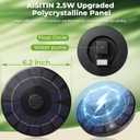AISITIN Solar Fountain, 2.5W Solar Water Fountain Pump with 6 Nozzles & 4 Tube Supports, 6.7" Solar Powered Fountain for Garden, Pond, Pool, Fish Tank, Aquarium Outdoor