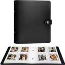 Ruibytree 320 Pockets Photo Album for Fujifilm Instax Mini LiPlay 12 11 9 8 40 41 99 Evo 7S Instant Film Camera, PU Leather Cover Photo Book for Polaroid 2x3 Pictures, Black