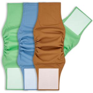 MICOOYO Belly Bands for Male Dogs, Reusable Dog Diapers Male, Washable Doggy Diapers for Puppy Training, Incontinence, Marking, XS, Pack of 3