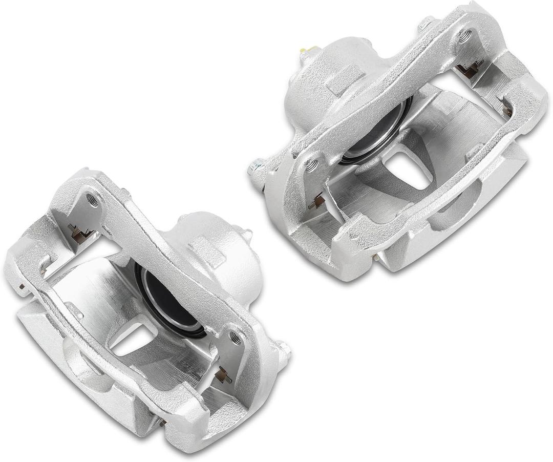 Front Brake Caliper Kit Right + Left Assembly w/Bracket 19B3195 19B3194 Compatible for Toyota Matrix Rav4 Corolla IM TC 2006-2020 (Set of 2)