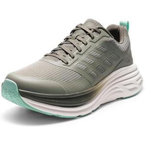 NORTIV 8 Men's Walking Running Tennis Cushioning Shoes ActiveFloat Non Slip Athletic Gym Workout Jogging Comfortable Sneakers,8.5, Greyish Green