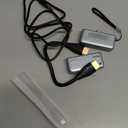 Llano S850 Upgraded Type-C Wireless HDMI Transmitter and Receiver, 50M, Ultra 4K Decode Input 1080P@60Hz Output, Plug&Play 5G+2.4G and Audio for Phone/Tablet/Laptop/PC to Monitor/Projector/TV Box (Silvery White)