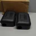 Qualirey Rat Stations Large Rodent with Key Reusable Mouse Stations Mice Blocks Heavy Duty Boxes for Outdoor Rodents Mice Blocks, Black(9.8 x 7.5 x 4.3 Inches,Classic,2 Pack)