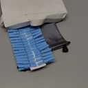 100PCS Baby Shower Clothespins Games Boy Plastic Clothes Pin with Storage Bag Mini Blue Pin Bulk 1.4 inch for Party Decorations, DIY Crafts