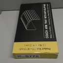 Sofa Arm Tray with Grained Cork Pad, Natural Bamboo Finish, Enhanced Non-Slip Bottom, Sturdy Bamboo Slats, Fits Armrests 4.6" and Wider