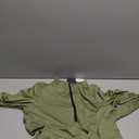 Bikewa Men's Cycling Jersey with 3+1 Rear Zipper Pockets Long Sleeve Moisture Wicking UPF 50+ Half Zip Riding Bike Shirts (Olive, S)