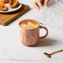 MONITO 12 OZ Coffee Mugs Set of 6, Modern Coffee Mugs Set with handle for Tea/Latte/Cappuccino/Milk/Cocoa.