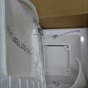 Orsong Bathroom Exhaust Fan 10" Panel Ultra Quiet without Light(8x8 Mount), 110CFM, 4" Duct for Bathroom/Garage/Home