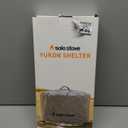 Solo Stove Yukon Shelter - Weather-Resistant Round Cover for Solo Stove Yukon Fire Pit and Accessories - PVC-Coated Polyester with Aluminum Reinforcement - Year-Round Protection (Grey)