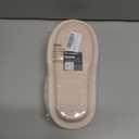 COFACE Mens Cozy Memory Foam Scuff Slippers Casual Slip On Warm House Shoes Indoor/Outdoor Sandal Slippers With Arch Support Rubber Sole Size 7-15 (Beige)