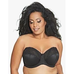 GODDESS Womens Adelaide Underwire Strapless BraBra. 44C, Black