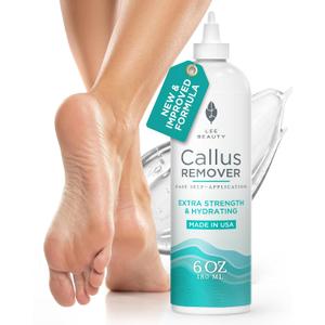 Lee Beauty 6oz Professional Gel Callus Remover for Feet
Easy Self Application, Fast-Acting Formula, Gentle, Cracked Heels & Dead Skin