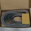 12 Pack 1 x 30 Inch Zirconia Ceramic Sanding Belts Kit  40, 60, 80, 100, 120, 180 Grits Premium Metal Grinding Belts for Knife Sharpening, Stock Removal, and Bevel Work