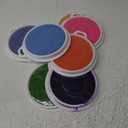 7" Large Ink Pads for Kids - Handprint Footprint Size Rainbow Stamps Pad, Safe & Washable Ink Pad for Fingerprint Painting Card Making Stamp Crafting Paper Wood Fabric Scrapbook Kids Birthday Gifts (8 colors round)