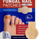 Nail Patches 21 PCS Toenail Treatment Extra Strength 8-Hour Overnight Nail Fast Acting Repair Effortless Hydrogel Nail Care and Repair for Damaged Nails Overnight Renewal for Men and Women (0 Ounce (Pack of 21))