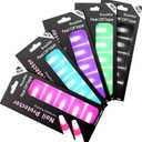 Outus 150 Pieces U Shape Nail Polish Protector Nail Guards Spill Proof Stickers Peel Off Nails Stickers for DIY(Multicolor)