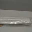 Joydeco No Drill Cordless Roman Shades, Blackout, 26" W × 64" H, White