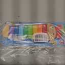 Melissa & Doug Caterpillar Xylophone Musical Toy with Wooden Mallets 15.25" x 6.5" x 1.5", Blue