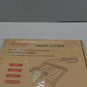 Ecraft 12" Guillotine Paper CutterPaper Trimmer Accurate Cutting with Safety Guard,15 Sheets Capacity,Magnetic Guide,Heavy Duty Metal Base, Perfect for Cardstock,Cardboard,Vinyl,Crafts & Photos