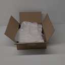 Amazon Basics 55 Gallon Trash Bags, Garbage Bags, 1.2 MIL, Unscented, Clear, 50 Count (Previously AmazonCommercial brand)