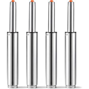 4-pack Adjustable Gas Lift Cylinders, 18-28 Inch, Silver, 18 to 28 Inch