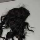 Lativ Black Mix Brown Wig with Bangs Short Wavy Wigs for Women Shoulder Length Curly Bob Wigs 14 Inches for Halloween Cosplay Daily Party Use