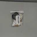 For Cute Glitter Airpods 4 Case 2024 with Cleaner Pen, Shell Pattern Apple Airpods iPod 4th Generation Case Cover Protective Skin Girl Women with Luxury Pearl Keychain, Black/Grey Leopard