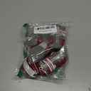 QUMY Dog Shoes for Small Dog, Puppy Dog Boots & Paw Protectors for Winter, Summer Hot Pavement, Waterproof in Rainy Weather, Ourdoor Walking, Indoor Hardfloors Skid-Resistant Soles Red Size 1