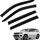 Grand Cherokee Rain Guards - Window Visors for Jeep Grand Cherokee 2022-2025 2026 (Not for L,Not for 3-Row), Out-Channel Side Window Rain Guards for Grand Cherokee, 4PCS, Black, Car Accessories