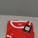 PUMA Men's Liga Long Sleeve Jersey (Medium, Red/White)