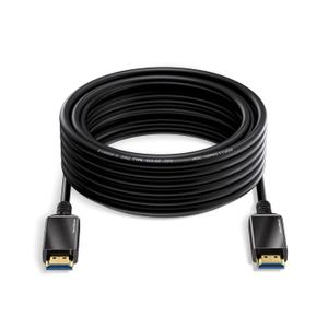 Maxonar 8K Fiber Optic HDMI Cable 50FT [Certified] Ultra High Speed HDMI Cable 8K60 4K120 144Hz 48Gbps CL3 HDCP 2.2&2.3 eARC HDR Dolby for PS5/Xbox Series X/Apple TV 4K, Roku TV (Grey)