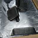 2 Pack Stainless Steel Litter Box, XL Enclosed Cat Litter Boxes, Metal Litter Pan with High Sides Odor Free Non Sticky Easy Cleaning, Black