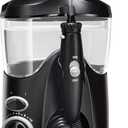 Waterpik Ultra Water Flosser, Black - 90+ Seconds of Flossing Time - 10 Pressure Settings, 360-Degree Tip Rotation - Includes Six Tips & Built-in Tip Storage