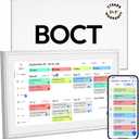 BOCT 21.5'' Digital Calendar Wall - 64GB Memory Touch Screen Chore Chart Smart Calendar, Digital Planner, Auto-Sync, APP Control, Interactive Family Schedules, Gift for Mother