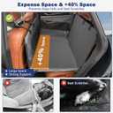 MIXJOY XL Dog Car Seat for Large Medium Dogs, Back Seat Extender for Pets, Waterproof Pet Carseat for Medium Sized Dog, Hammock for Pet, with Storage Pocket for Cars/SUV/Truck, (XL)
