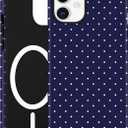 Jusy Compatible with MagSafe Polka Dot Case for iPhone 11, Cute Aesthetic Polka Dots Magnetic Phone Case, Soft TPU and Hard PC Protective Phone Cover for Women Girls（Matte）