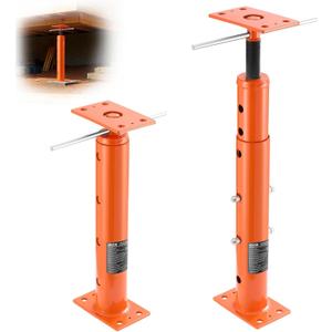 VEVOR House Floor Jacks, 2 Pack 19-36 Inch Height Range, 18000 lbs Max Load Capacity, Adjustable Support Beam Basement Jack Post Pole for Leveling, Lift Steel Telescoping Post for Temporary Support