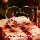 Urdeoms First Christmas Married Ornament 2025 Our First Christmas Ornament 2025 Wedding Gifts for Couples 2025, Mr and Mrs Gifts for Couples, Bride, Newlyweds, Bridal Shower Wedding Ornaments 2025