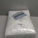 MIULEE 22x22 Pillow Inserts,Set of 2 Down Feather Throw Pillows for Couch Sofa Bed, Decorative Fluffy Throw Pillow Inserts Cotton Fabric,White