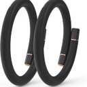 2 Pack Mosquito Repellent Bracelets, Insect & Pest Repellent Wristbands for Adults and Kids, DEET Free, Mosquito Repellent Bands Outdoor Patio Black