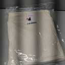 ZESICA Womens Fall Long Sleeve Sweater Dress Casual Quarter Zip Oversized V Neck Collared Knit Pullover Mini Dresses (Beige, L)