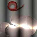 Acellegic  Heart Place Cards Valentine's Day Name Cards Mirror Acrylic Gift Tag for Table Place Setting Centerpiece Ideal for Wedding Bridal Brunches Birthday Anniversary Party Event(Pink Heart)