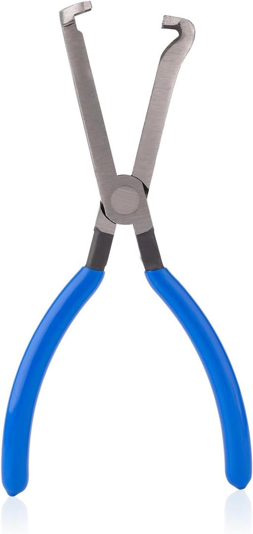 Electrical Disconnect Pliers, Automotive Electrical Connector Pliers Spark Plug Pliers Car Electrical Plug Pliers for Easily Disconnection The Locking-Push Tab Electrical Connector(Blue)