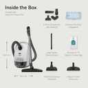 Miele Guard S1 Parquet Flex Bagged Canister Vacuum Cleaner with AirClean Plus Filter, Parquet Twister Brush, FiberTeQ Universal Floorhead & XL Flexible Crevice Tool Brilliant White