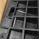5.0" Rise Rubber Threshold ramp for Doorway/Cars, Step/Stair Rubber ramp with with Non-Slip Surface for wheelchairs/Curb/shed, 2200Pounds Load Capacity.
