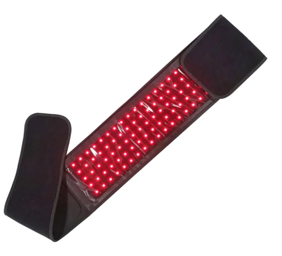Red Light Therapy Belt – Infrared Red Light Therapy for Body, Back Pain and Shoulder - 660nm & 850nm Near Infrared Heating Pad – Adjustable & Portable for Wellness & Relaxation