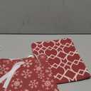 JOYIN 6 PCs Fabric Gift Bags Red Elegant Color with 3 Sizes for Each Season, holiday present Giving, Holiday Presents Dcor, Giant Gifts Decorations.